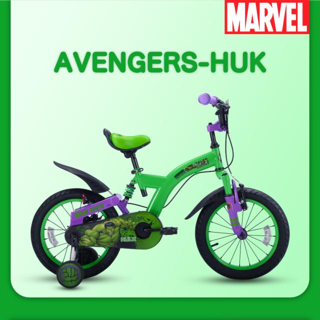 日本先行発売】MARVEL(マーベル) 18インチ 子供自転車 補助輪 スタンド
